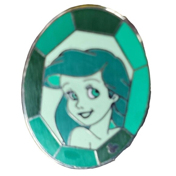 Disney Little Mermaid Princess Ariel Trading Pin Jeweled Badge Lapel Pin Brooch - Picture 1 of 5
